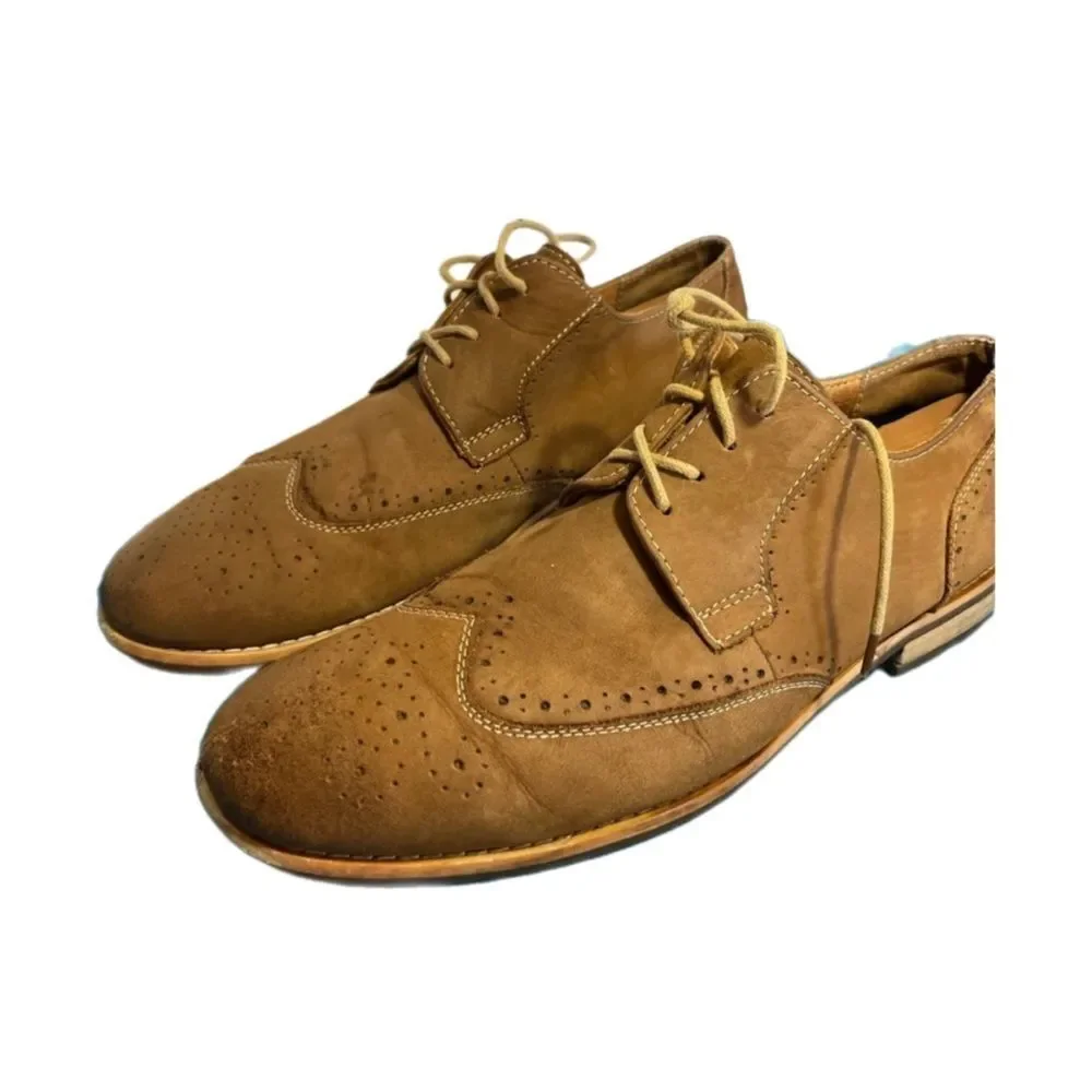 Steve Madden suede Oxford loafers TAN SIZE 11.5